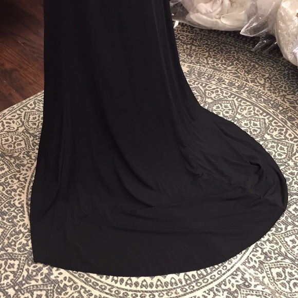 SOLD NWT GORGEOUS BLACK TIE GOWN - Picture 7 of 7